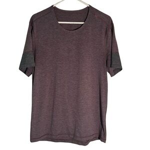 lululemon athletica Men's Heathered Burgundy Tee